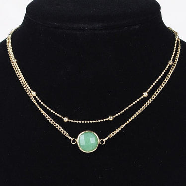 2 Layers Crystal Choker Necklace-Your Soul Place